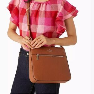 Kate Spade Leila Swingpack Crossbody Bag in Brown